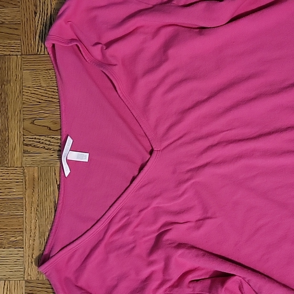 Crop Victoria Secret V Neck Tee - Picture 2 of 3